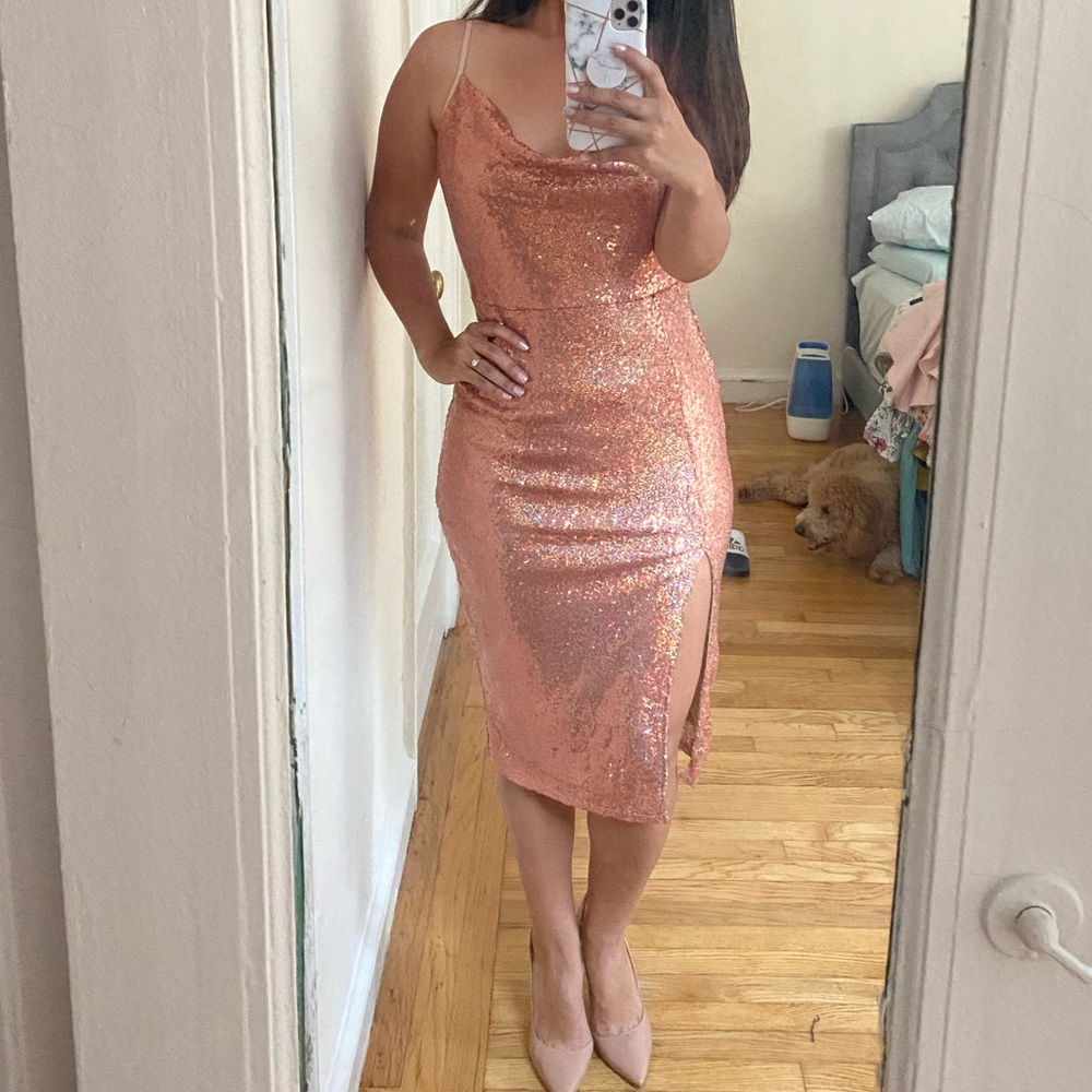 Sequin cocktail dress